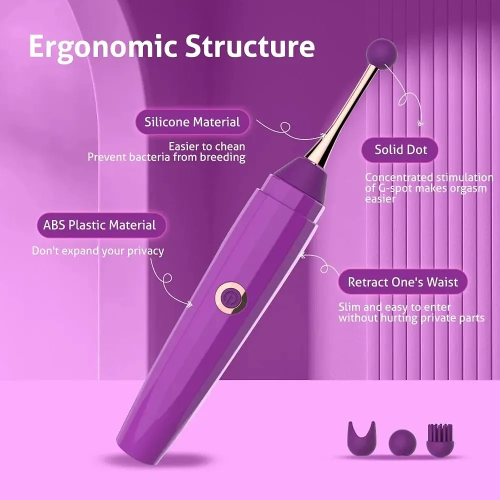 Vibromasseur clitoridien pour femmes, gode point G, stimulateur de mamelon, Vibration anale, masseur personnel à haute fréquence, baguette, jouets sexuels — image 4