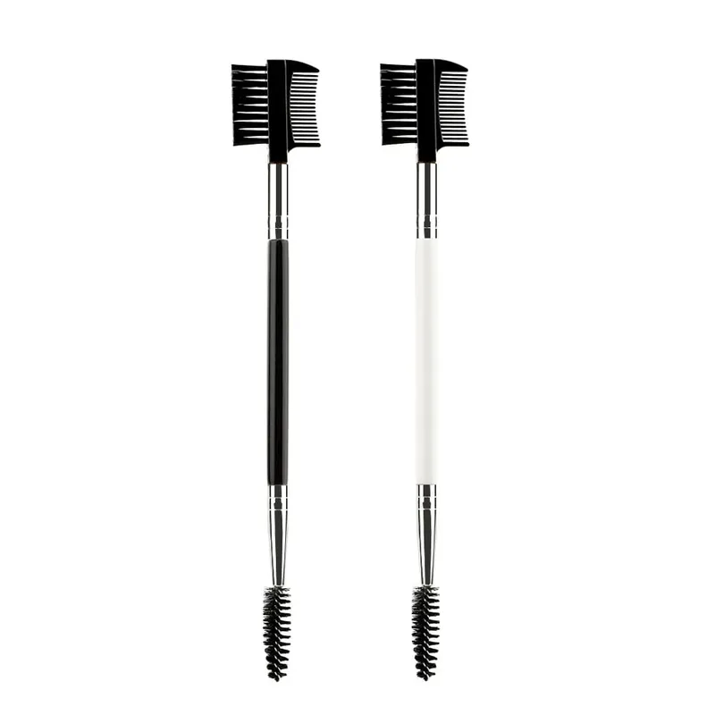 1/2/5 Chiếc 3 Đầu Lông Mày Mi Shaper 2 Đầu Bàn Chải Trang Điểm Chải Lông Dụng Cụ Đựng Mỹ Phẩm Với 3 Bàn Chải Spoolie Khác Nhau
