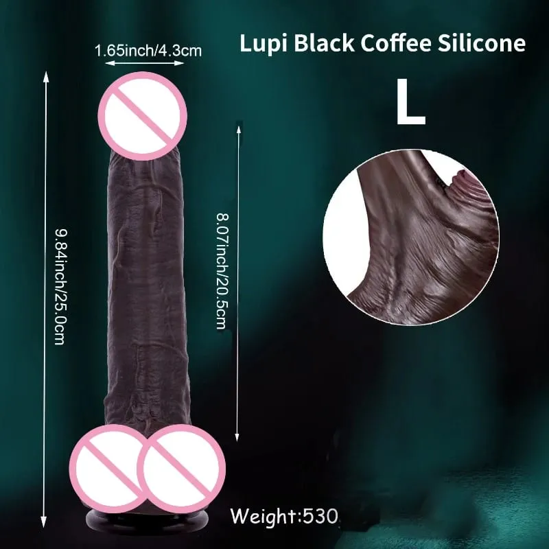 Donna Realistica Morbida Doppio Strato di Pelle di Silicone Scorrevole Prepuzio Testicoli Dildo Massaggiatore Anale Pene Butt Plug Giocattoli Adulti Del Sesso18 — image 6