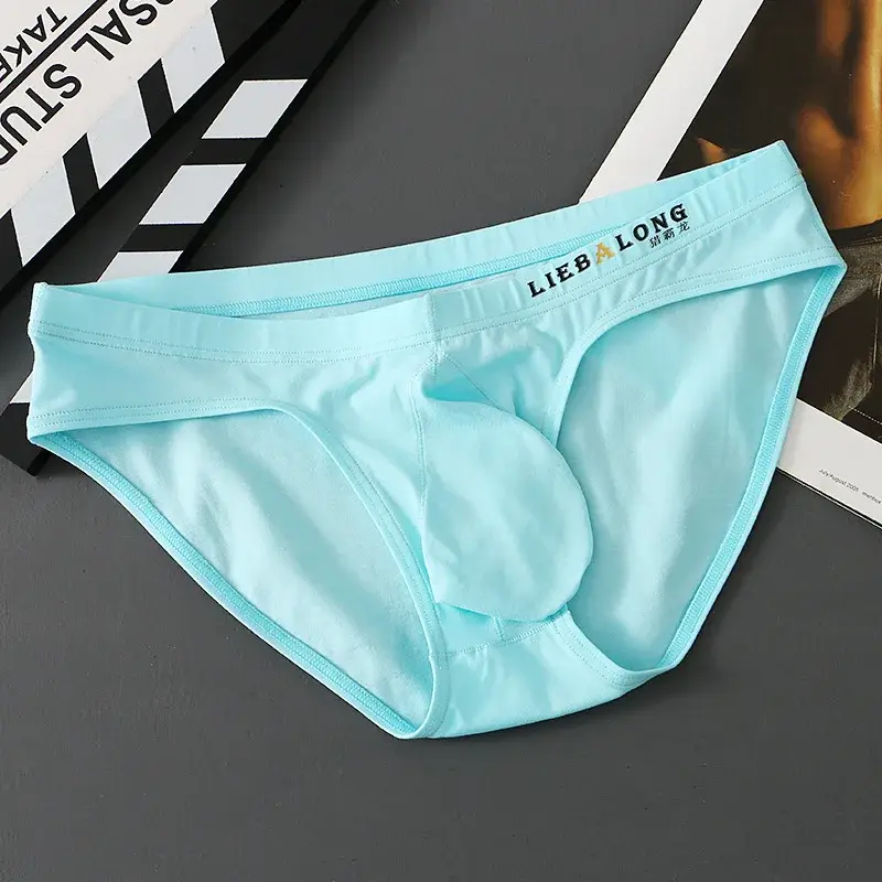 U Bulge Pouch Underwear Men Soft Cotton Briefs Breathable Underpants Solid Lingerie Male Sport Sweat Absorption Panties Knickers — image 21