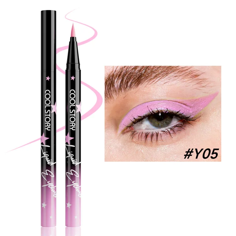 Rot, weiß, schwarz, wasserfester Eyeliner-Stift, untrafeiner flüssiger Eyeliner-Stift, schnell trocknend, langlebig, nicht verschmierend, Make-up-Kosmetik — image 16