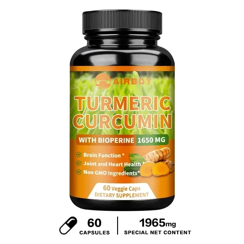 Turmeric Curcumin with Bioperine - Supports Arthritis Health Antioxidants Brain Cognition and Digestive Health — image 8
