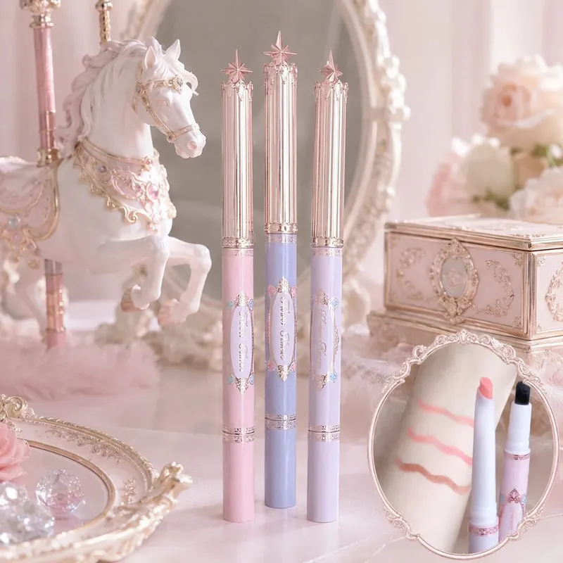 Flower Knows Knight Unicorn Lip Liner Pencil Long Lasting Soft Matte Lip Contour Makeup Natural Lip Definition Smooth Glide