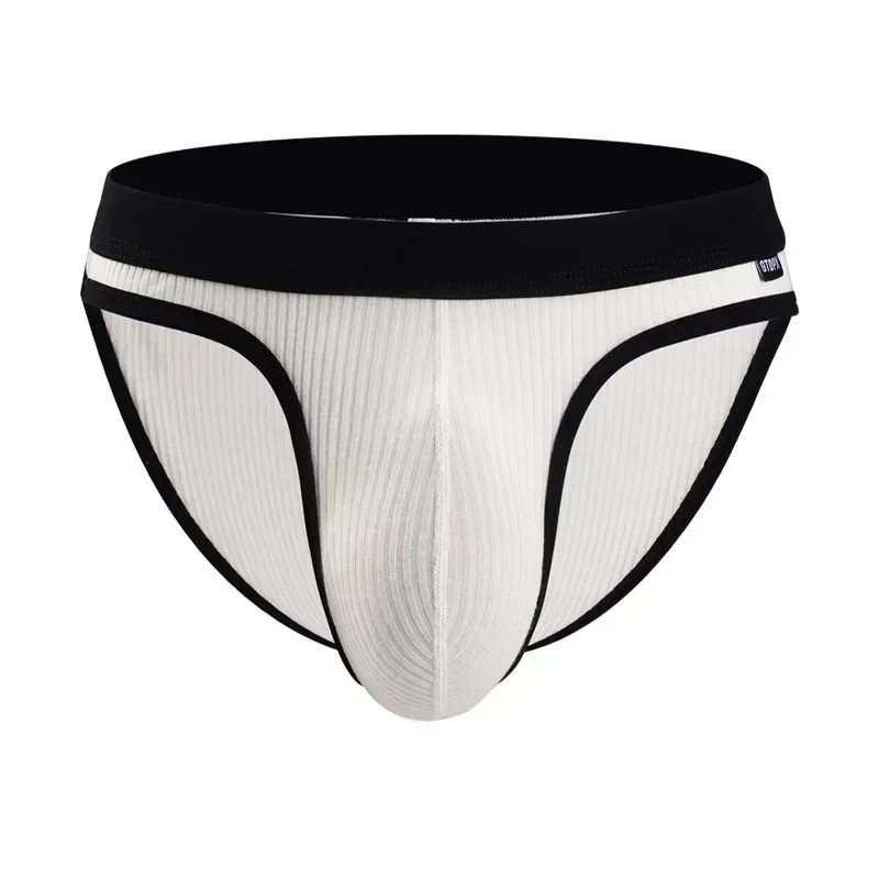 Herren-Unterwäsche, U-konvexe Beutel-Slips, atmungsaktiv, weich, elastisch, Low-Rise-Höschen für Männer, tägliche Dessous, 2er-Pack — image 26