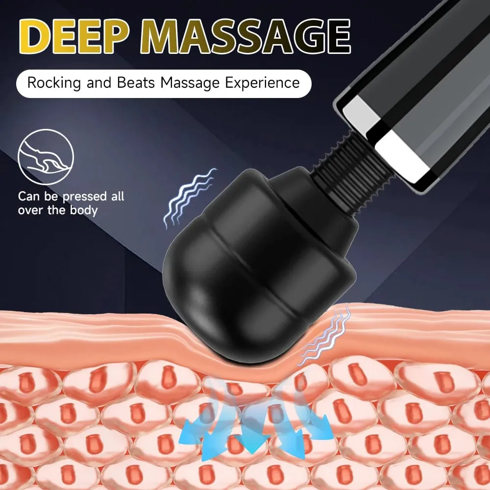 เครื่องสั่นที่มีประสิทธิภาพ Body Massager 10 Speed Ultra ขนาดใหญ่ AV Stick G-spot Dildo Clitoral Stimulator ผลิตภัณฑ์เพศ Sex Toy สำหรับผู้หญิง — image 6