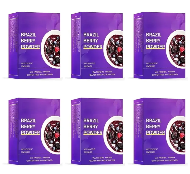 Acai Berry Powder Health Supplement All Natural Herbal-based Formula 3g X 20Packs — Helps Brighten The Skin and Resist Oxidation — image 11