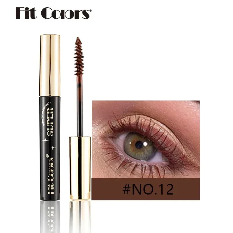 Gekleurde Mascara Make-up 4D Zijdeachtige Natuurlijke Lange Wimpers Mascara Waterproof Langdurige Uitbreiding Dikke Blijvende Curling Mascara — image 26