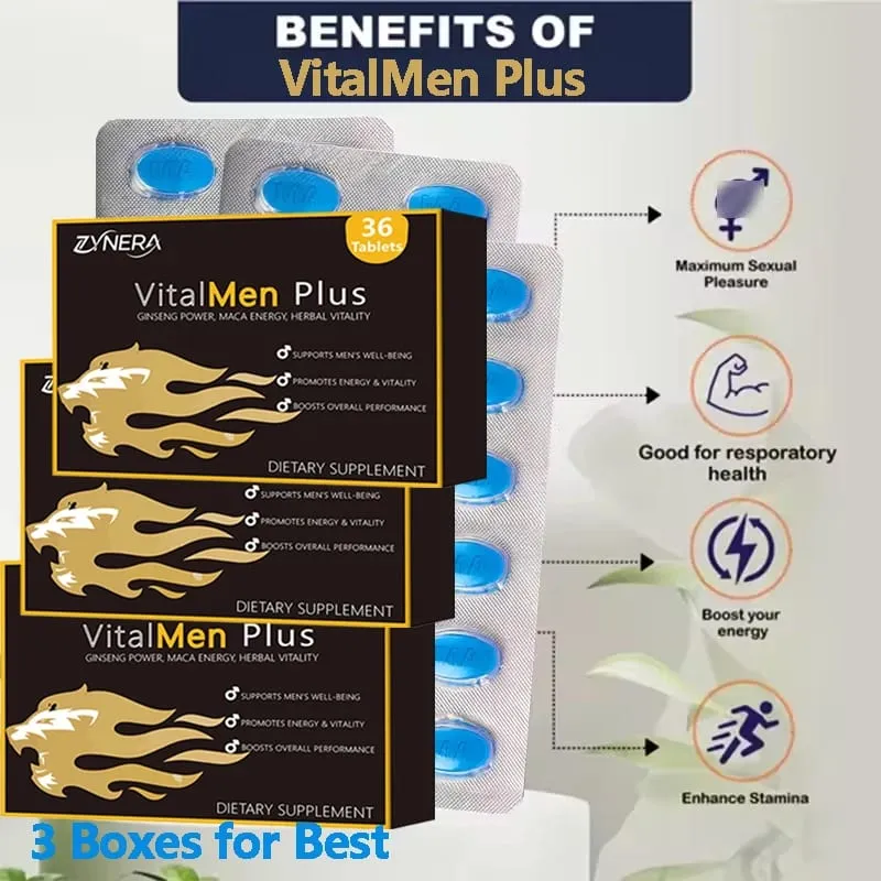 Natural Ashwagandha Man Power Tablets Male Enhancing Supplement Support Energy Strength Stamina Performance Ginseng Pills — image 5