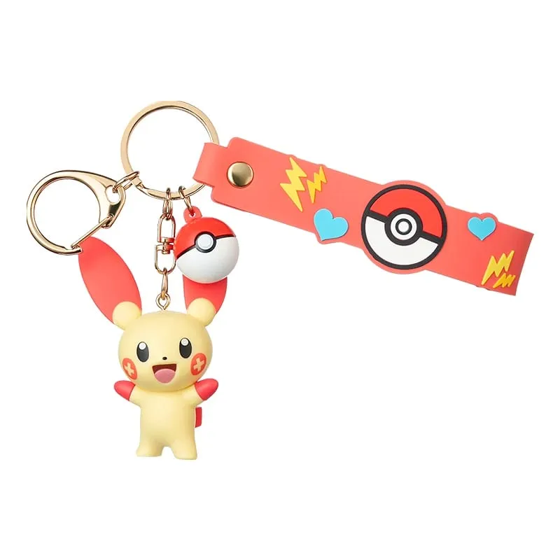 Original Pokemon Pikachu Schlüsselanhänger Gengar Morpeko Cubone Snorlax Mimikyu Anime Action Figur Spielzeug Schlüsselanhänger Duft Anhänger Geschenk — image 10