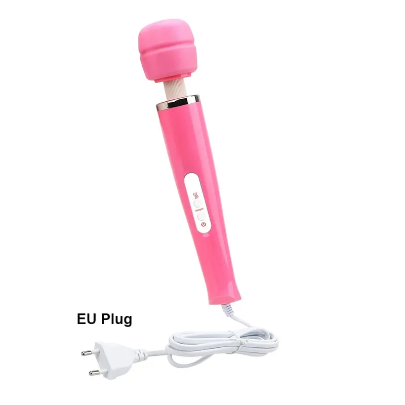 33cm gros vibrateurs ue US Plug baguette magique pour les femmes stimulateur de Clitoris de mamelon Plug Anal Vaginal gode masturbateur féminin jouet sexuel — image 11
