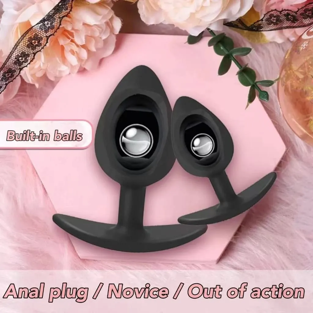 1pc Plug anale in silicone Palline integrate da principiante a senior Glutei G-Spot Massaggio Giocattoli adulti del sesso — image 1