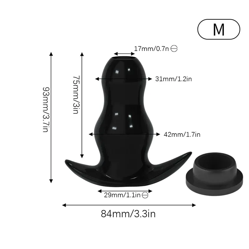 5 velikostí dutý anální kolík/dilatátor/dildo Soft Speculum Sada análních kolíků pro masáž prostaty Intimní/klystýrové sexuální hračky pro ženy Muži Gay