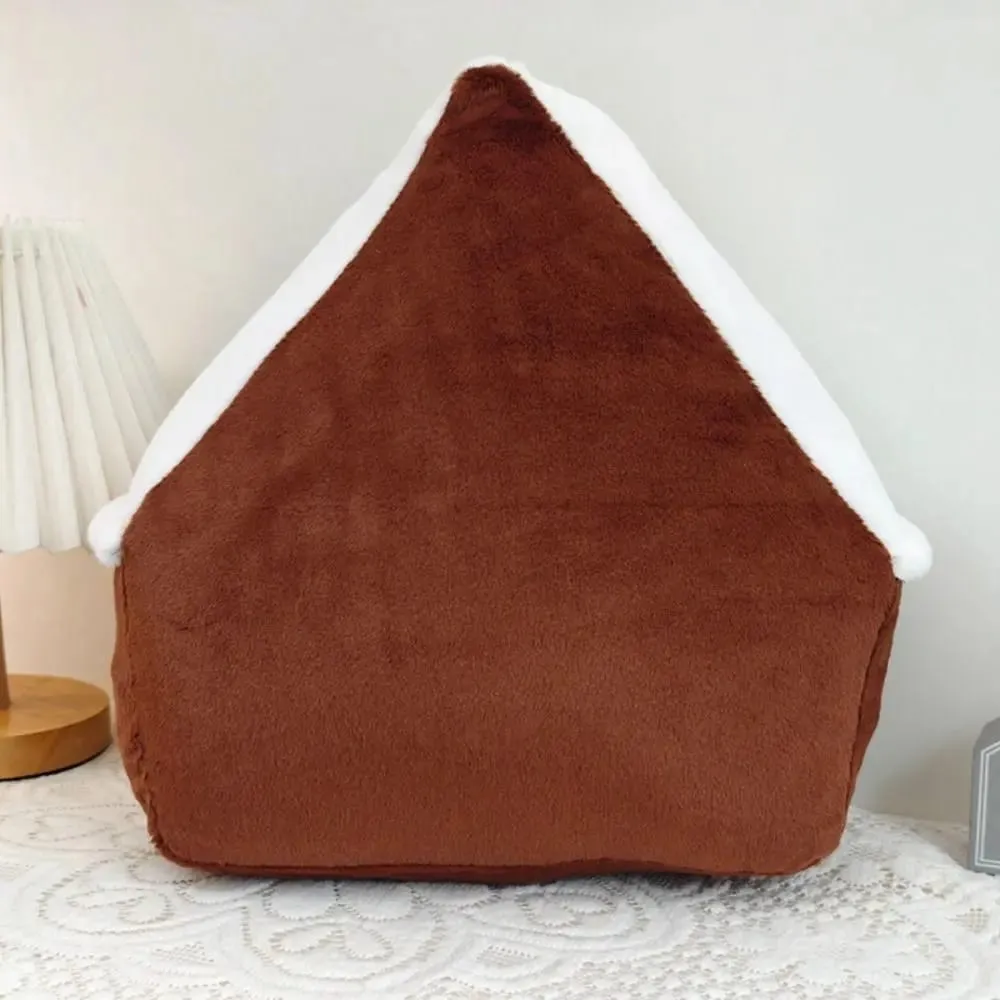 New Soft Christmas Cartoon Pillow Red Plush Red Decoration Pillow Candy Crutch Living Room Sofa Cushions Christmas