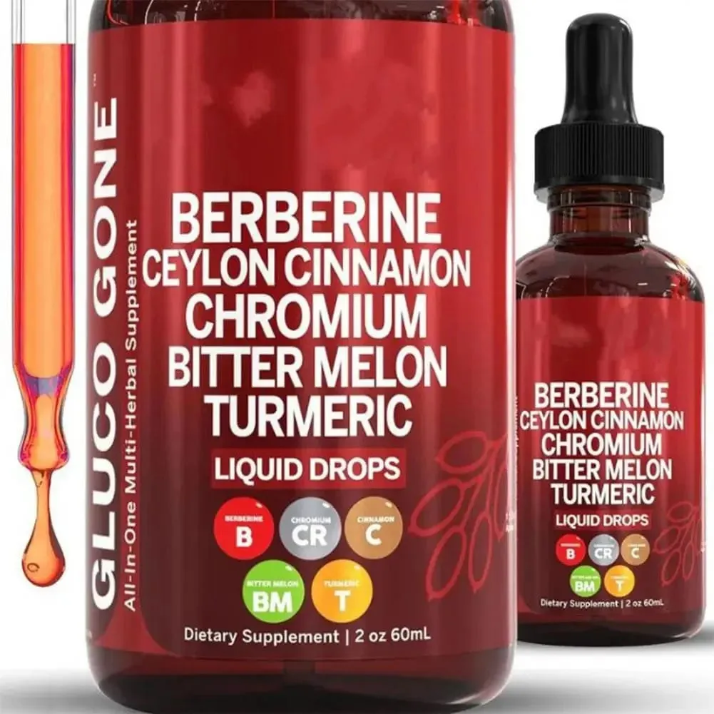 60ml Berberine Cinnamon Drops For Health Immune Support Gut Health Metabolism Antioxidant- Ceylon Cinnamon Flavor — image 1