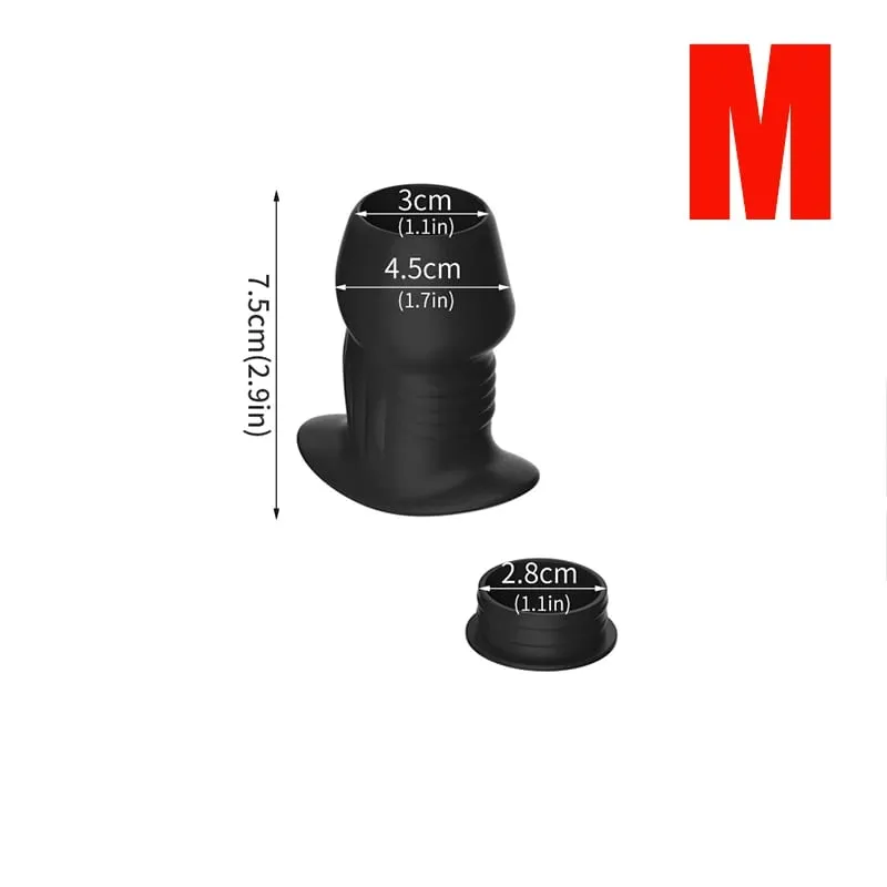 Speculum cavo Sbirciare Perline Anali Butt Plug con Tappo Espansore Tunnel Clistere Ano Dilatazione Giocattoli Adulti Del Sesso per Le Donne Uomini Gay