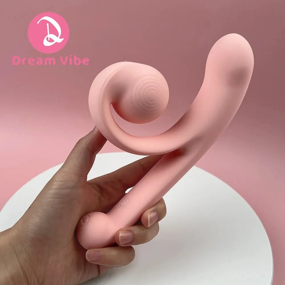 Vibromasseur escargot rose gode point G pénétration escargot flexible pour un ajustement parfait du clitoris stimulation 10 Modes jouet sexuel de plaisir pour femme — image 6