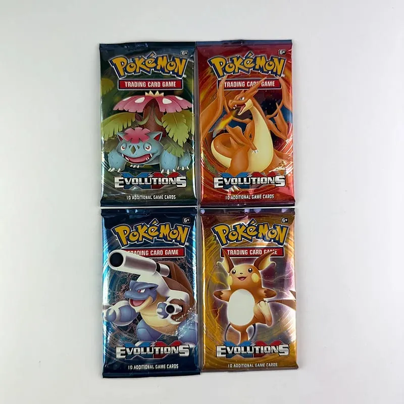 10/20Pcs การ์ด Pokemon Sun & Moon Evolutions Prismatic Pokemon Booster สะสม Tradeiner การ์ดเกมของเล่นสำหรับของขวัญเด็ก
