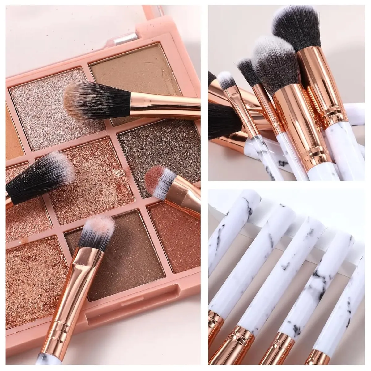 Professiona 10PCS 메이크업 브러쉬 세트 소프트 푹신한 아이 섀도우 파운데이션 블러쉬 파우더 블렌딩 화장품 풀 세트 여성 메이크업 도구 — image 5