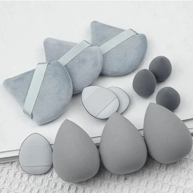 12 stk Lille medium og stort kombinationssæt Makeup Puff Essential for begyndere — image 5