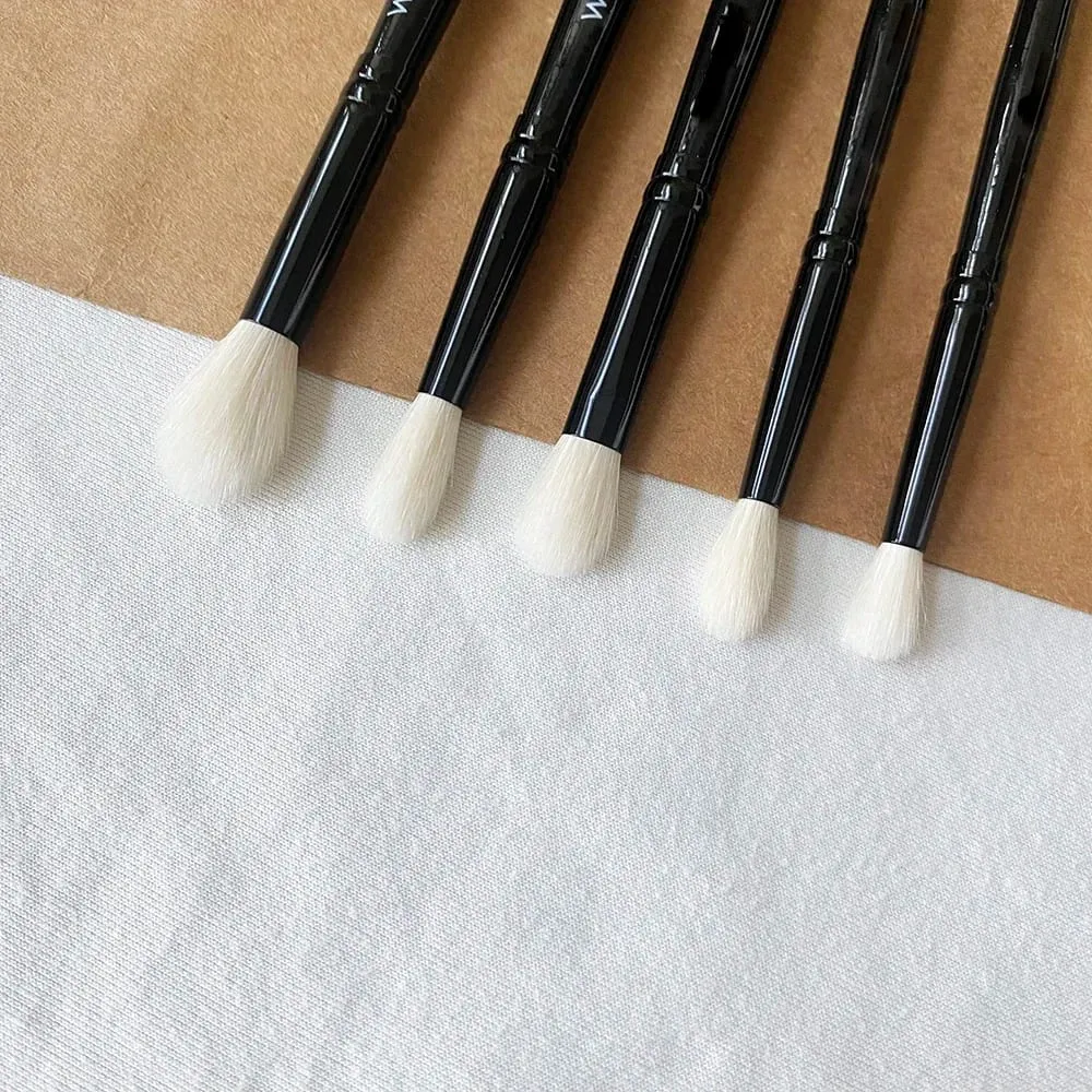 WG Lidschattenpinsel, Augenfaltenverblendung, Nasenkonturierung, Make-up-Pinsel, kosmetische Werkzeuge mit natürlichem Ziegenhaar — image 4
