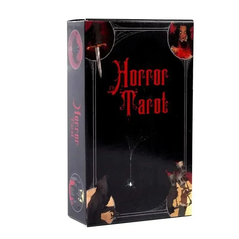 Gothic Horror Tarotkort Vent 78 Tarots Brætspil Fritid Underholdning Familiesammenkomster Gothic Tarot Deck