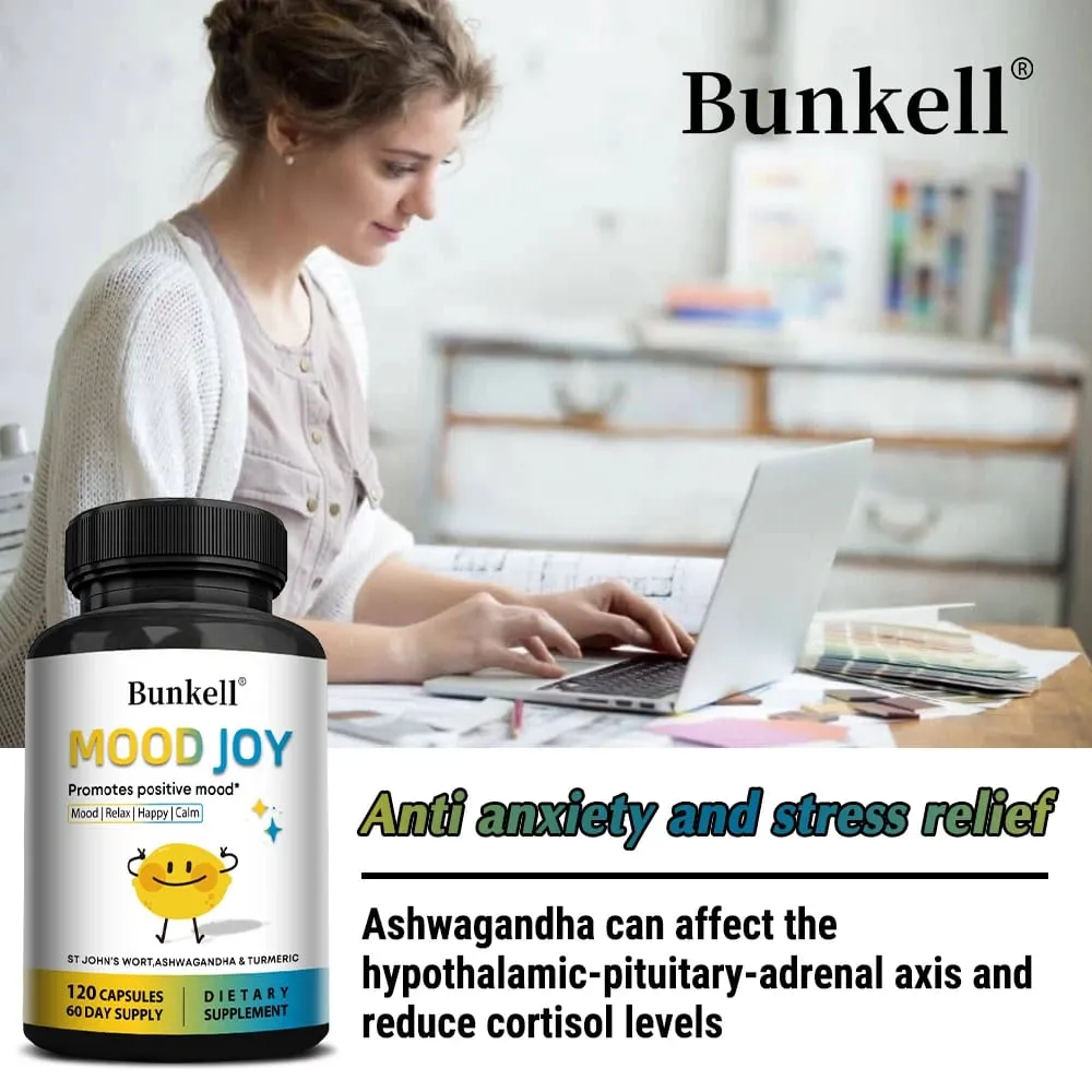 St. John's Wort Complex with Ashwagandha & Turmeric - Mood Stress Relief Calm Relaxation Mental Health & Sleep Support — image 6