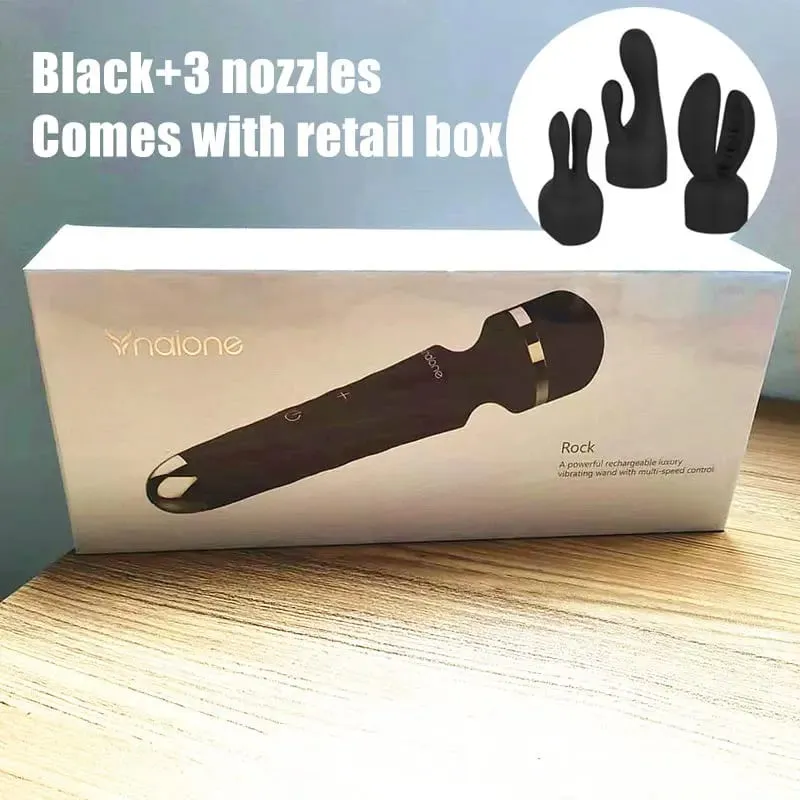 Nalone Rock ที่มีประสิทธิภาพ Clitoris Vibrator ชาร์จ USB Magic Wand AV Vibrator เครื่องนวดผลิตภัณฑ์ทางเพศเพศเร้าอารมณ์ของเล่นสำหรับผู้หญิง — image 12
