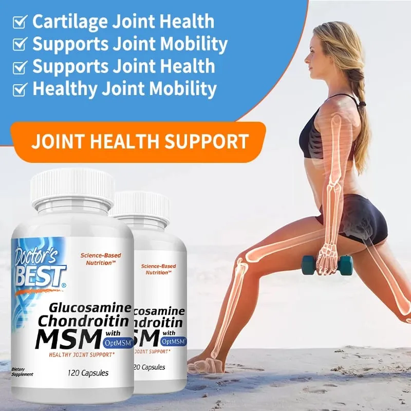 Glucosamine Chondroitin MSM dengan Dukungan Sendi OptiMSM Membantu Mobilitas Sendi Kesehatan Secara Keseluruhan — image 2