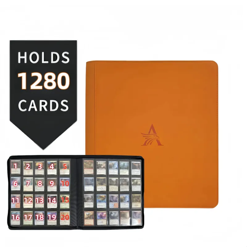 20 Poket - Pengikat Kad Dagangan Premium Memegang 1280 Kad Perlindungan Muktamad untuk TCG & Kad Sukan. Impian Pengumpul 6 Warna — image 10