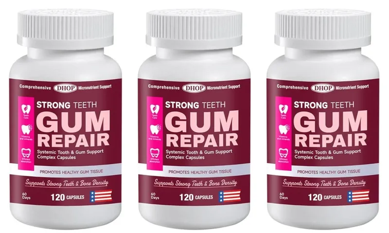 Strong Teeth Capsules Support Tooth Enamel and Gum Tissue Health with Vitamin C Vitamin D3 K2 Calcium and Zinc 120 Capsules — image 9