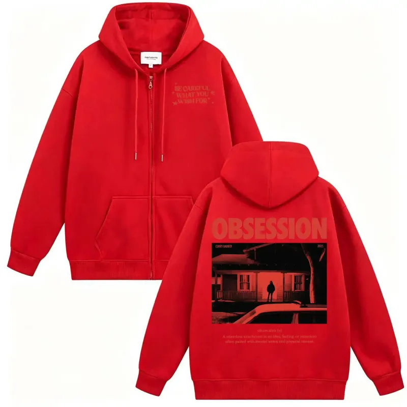 2026 Movie Obsession Sweatshirt Jacket Coats One Wish Willow Be Careful What You Wish for Eye Men's Fashion Retro Zip Up Hoodies — image 9