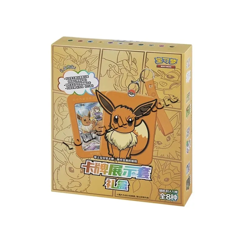Kad Dagangan Pokemon Asal Kotak PTCG Tulen Versi Cina Kad Paparan Dek Hadiah Hari Lahir Kanak-kanak — image 4