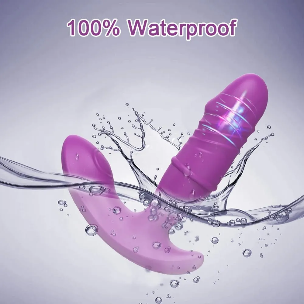 APP สวมใส่ Clitoral G Spot Thrusting Vibrator Panty เครื่องสั่น Dildo Clitoris Butt Plug Stimulator Sex Toy สำหรับผู้หญิงคู่ 18