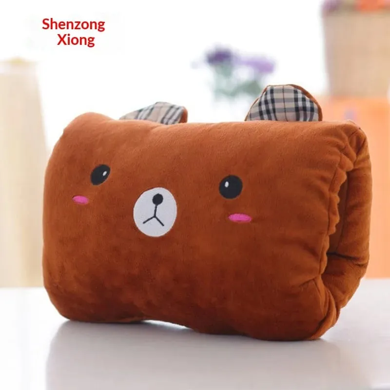Generic Almohada Calentador De Manos De Felpa De Dibujos Animados, Cojín Suave Y Cálido para Insertar Las Manos, Soporte para La Siesta En La Oficina, Regalo para Adultos — image 7