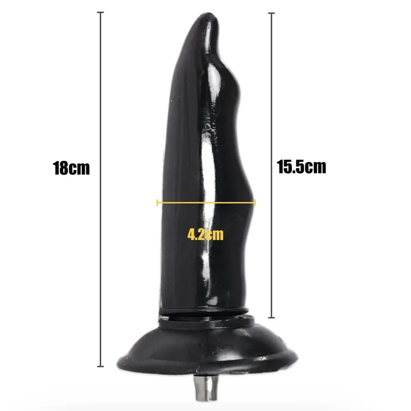 Machine sexuelle gros godes noirs connecteur rapide masturbation vibrateur godes réalistes pour femmes accessoires jouet sexuel pour adultes — image 7