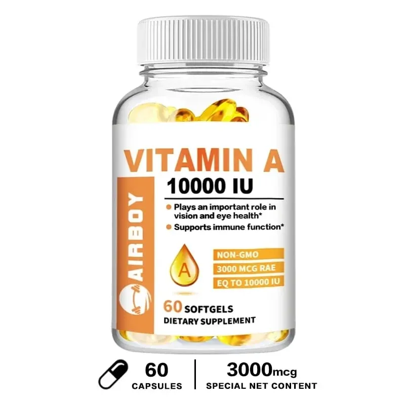Vitamin A 10000IU - Supports Healthy Vision and Immune System Skin Health - Non-GMO Gluten FreeSupplements — image 8