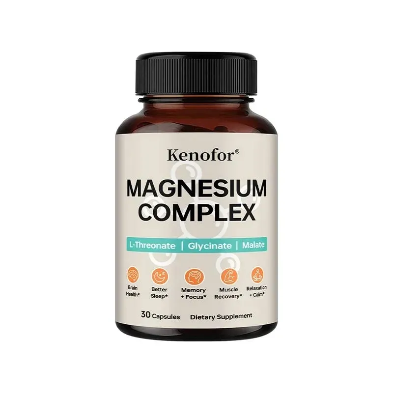 Supplément complexe de magnésium avec L-thréonine, glycine et malate pour soutenir la santé cérébrale, la mémoire, la concentration et le sommeil — image 8