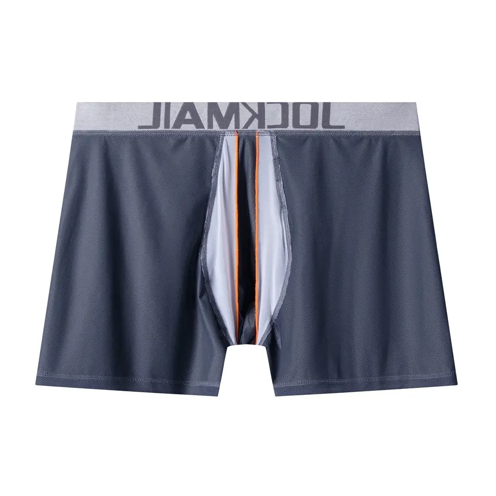 Sexy Men Underwear Men's Boxer 3D Hammock-shaped Pouch Designed Breathable Mesh Panels Men Boxershorts Trunk Male Underpants — image 4