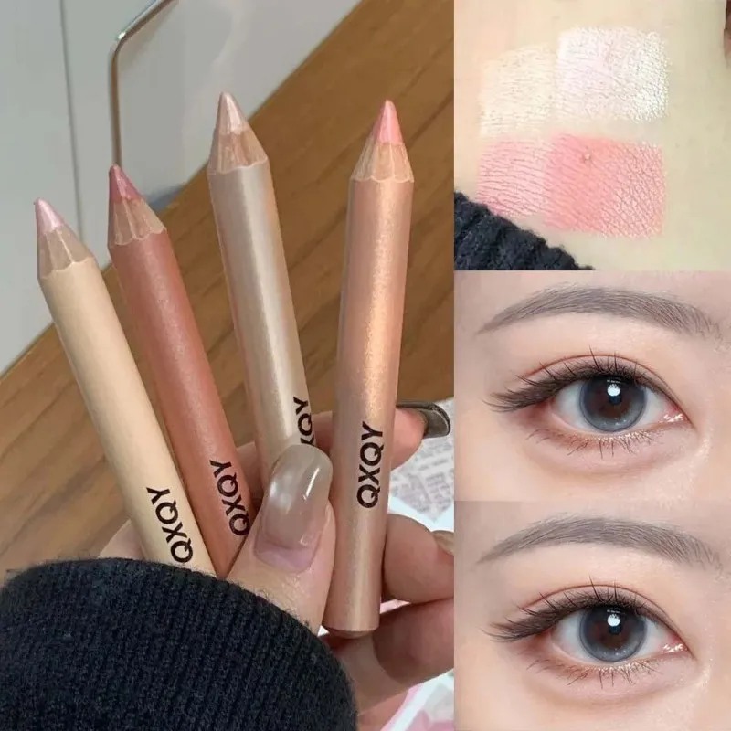 3D Under-Eye Highlighter Pen Vandtæt Smudge Langtidsholdbar funklende Silkworm Pen Multi-Use Eye Liner Brightening Eye Makeup — image 4