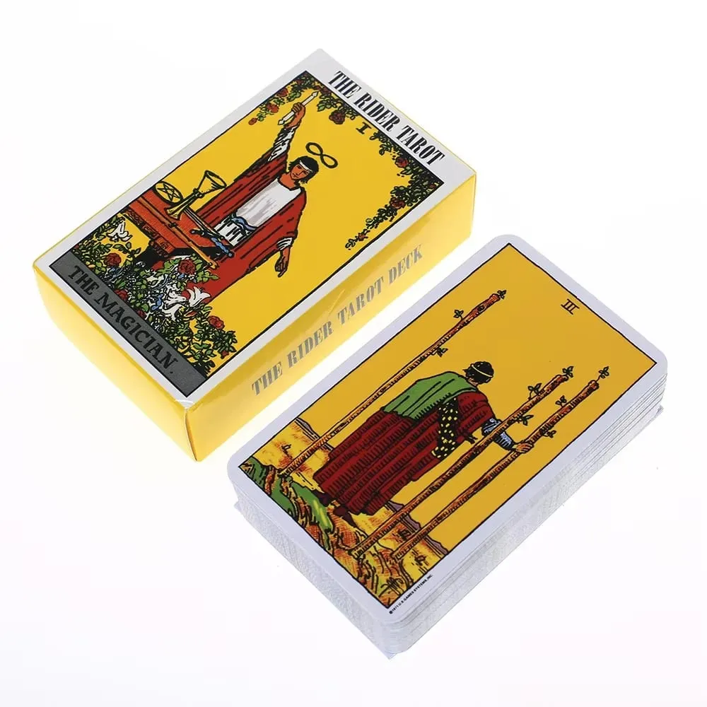 Rider Waite Tarot-Karte, Wahrsagerei, Tarot-Deck für den persönlichen Gebrauch, vollständige englische und spanische Version, Orakel-Deck für Mädchen, Brettspiel — image 2