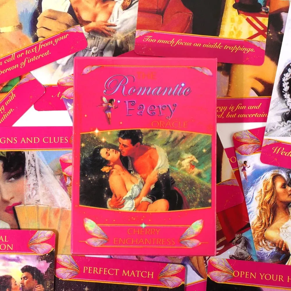 Dek Ramalan Kad Oracle Faery Romantik Versi Bahasa Inggeris Papan Tarot Bermain Permainan Untuk Parti — image 1