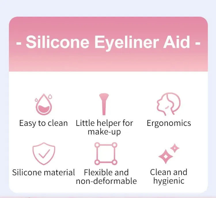 Silicone Eyeline Guide Tool for Drawing Eye-Like Lower Eyelashes Stamp Device Eyeshadow Positioning & Antibacterial Eye Makeup Aid — image 8