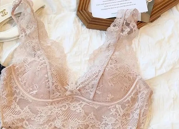 Lace Bralette Set - Wireless Anti Sagging Bra Adjustable Breathable Lingerie No Underwire Comfort Thin Sexy Everyday Wear — image 14