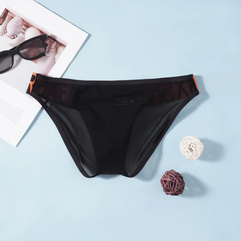 Nuovo slip uomo vita bassa alto filo forcella cotone U convesso comodo semplice slip uomo shorts testa GXSR — image 10