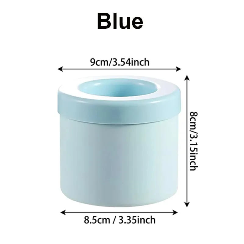 Neue Eis Eimer Silikon Runde Zylinder Eiswürfel Form Mit Deckel Eis Form Hausgemachte DIY Kühlschrank Einfrieren Kreative Eiswürfel formen