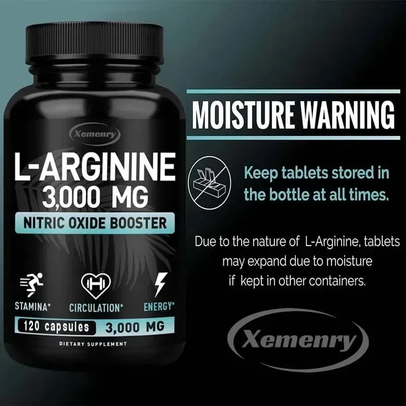 Suplemen L-Arginine Meningkatkan Daya Tahan -Peningkatan Kekuatan Energi Pendukung Pembuluh Darah dan Daya Tahan Selama Latihan | Otot Mas — image 4
