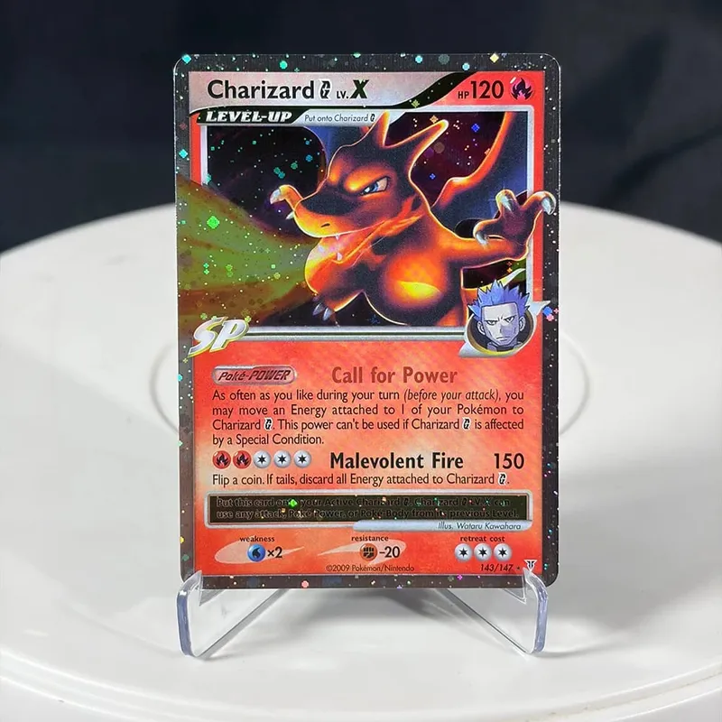 Karty proxy Seria EX Rayquaza Złota gwiazda Charizard Gengar Pikachu Hobby Hobby Kolekcje Kolekcja gier Karty Anime — image 1