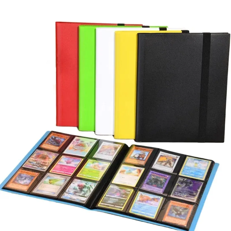 Kartenordner mit 9 Taschen, Sammelkartenalbum, Display-Ordner, 360-seitiger Taschenhalter für TCG Yugioh MTG-Spielkartenbuch — image 1