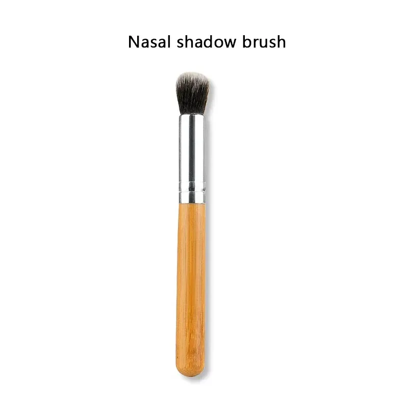 1ks profesionálních štětců na make-up Bamboo Handle Powder Concealer Tekutý make-up Nástroje na kosmetiku Kosmetický štětec — image 3