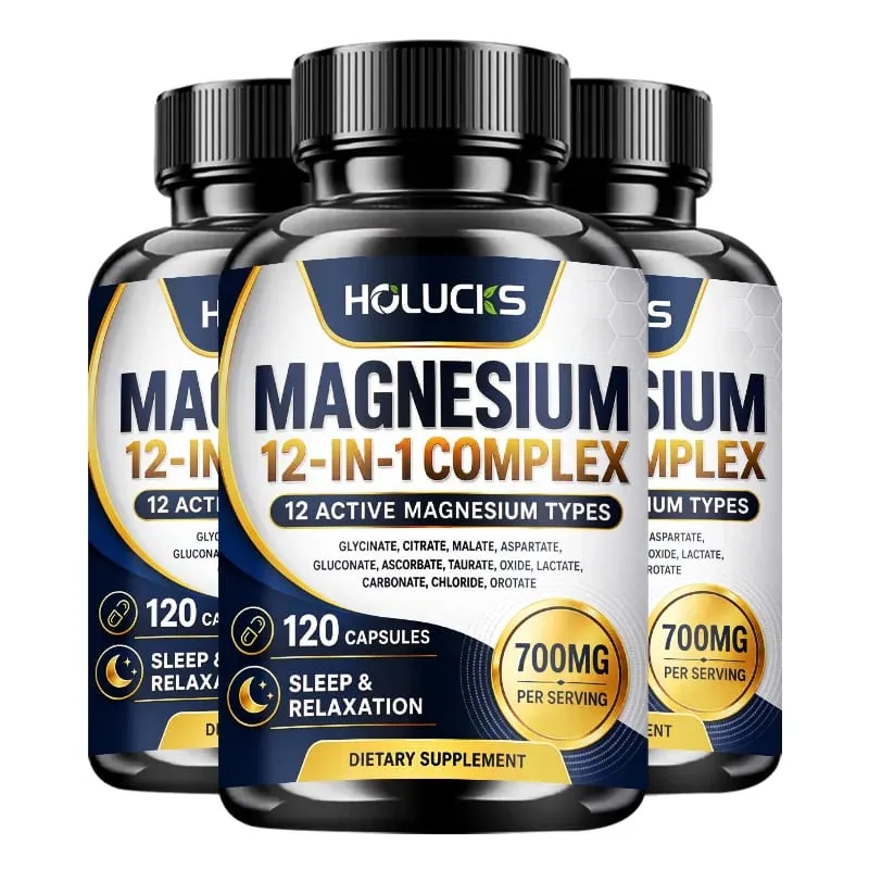 Magnesiumcapsules met 1000 mg citraat Ondersteuning Ontspanning Verlicht vermoeidheid Hartgezondheid Dagelijkse vitaliteit voor mannen en vrouwen — image 10